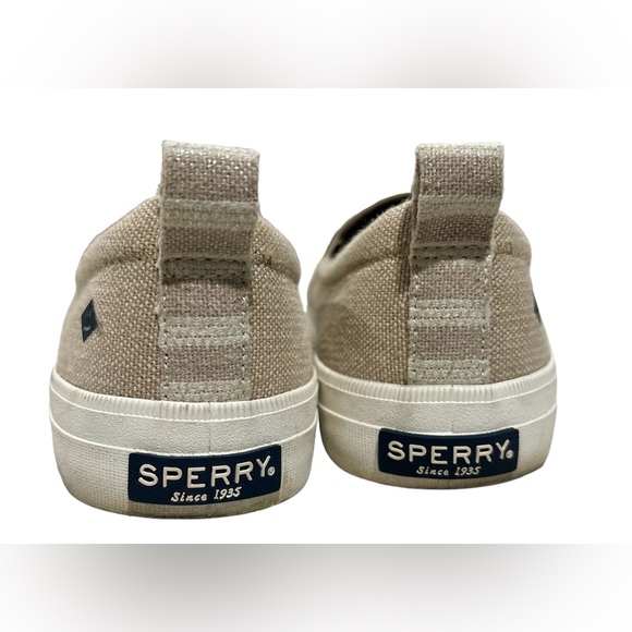 Sperry Crest Twin Gore Stripe Oat/Tan Size 7 - Picture 4 of 6